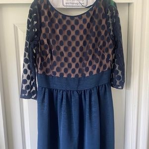 Eliza J Navy Dress